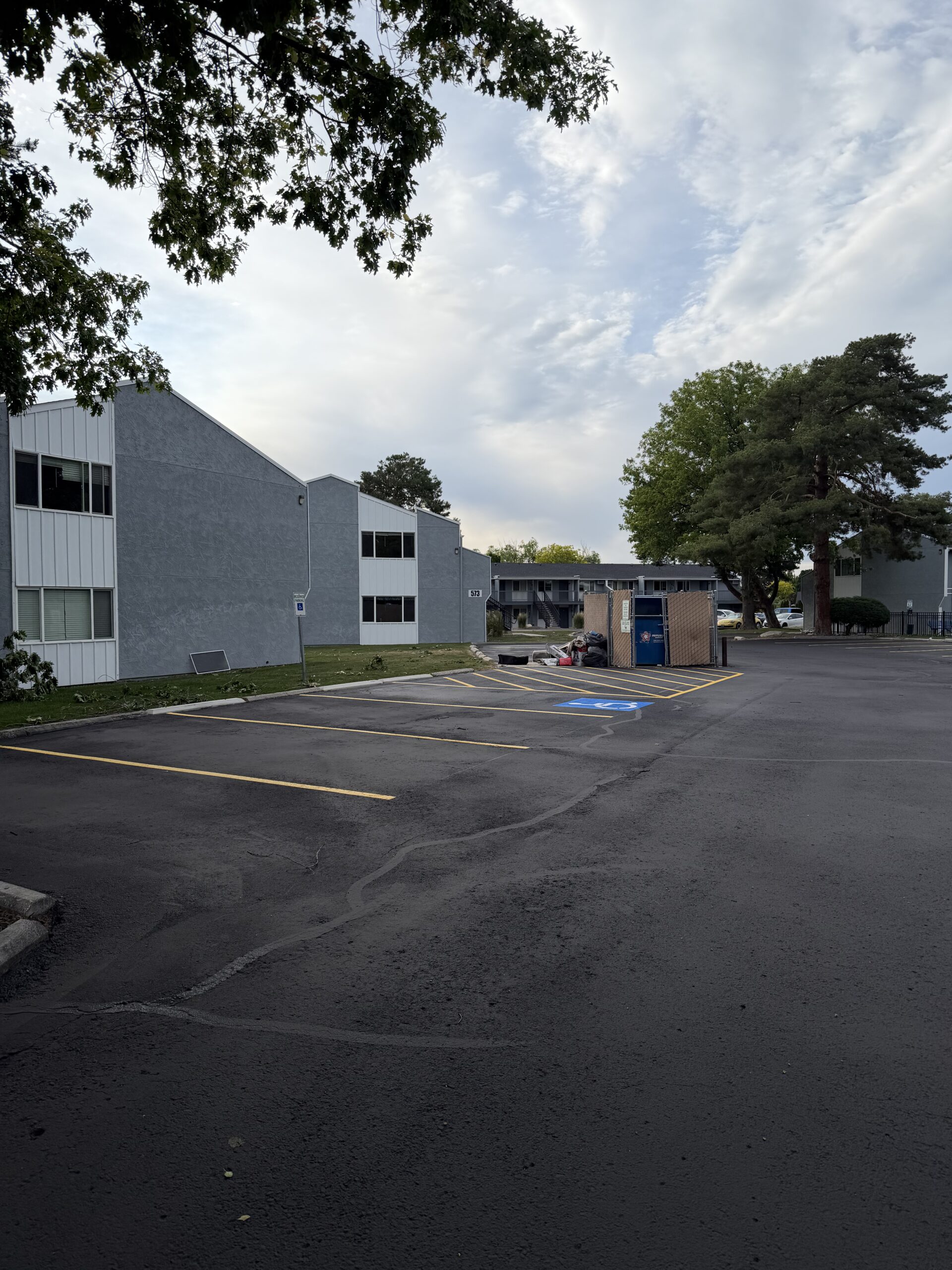 Final view of restored pavement in Boise