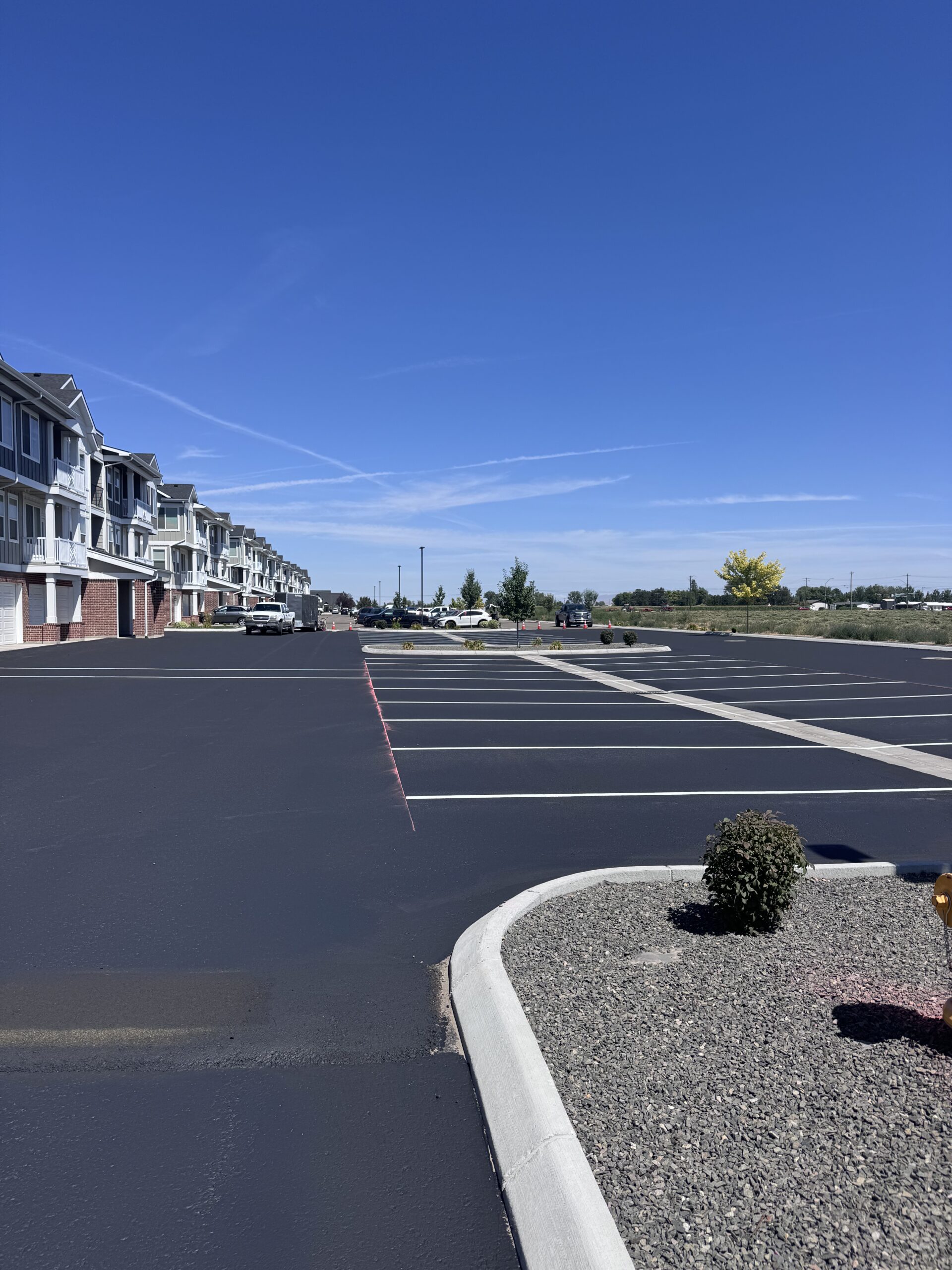 Farmstead Apartments sealcoating phase one