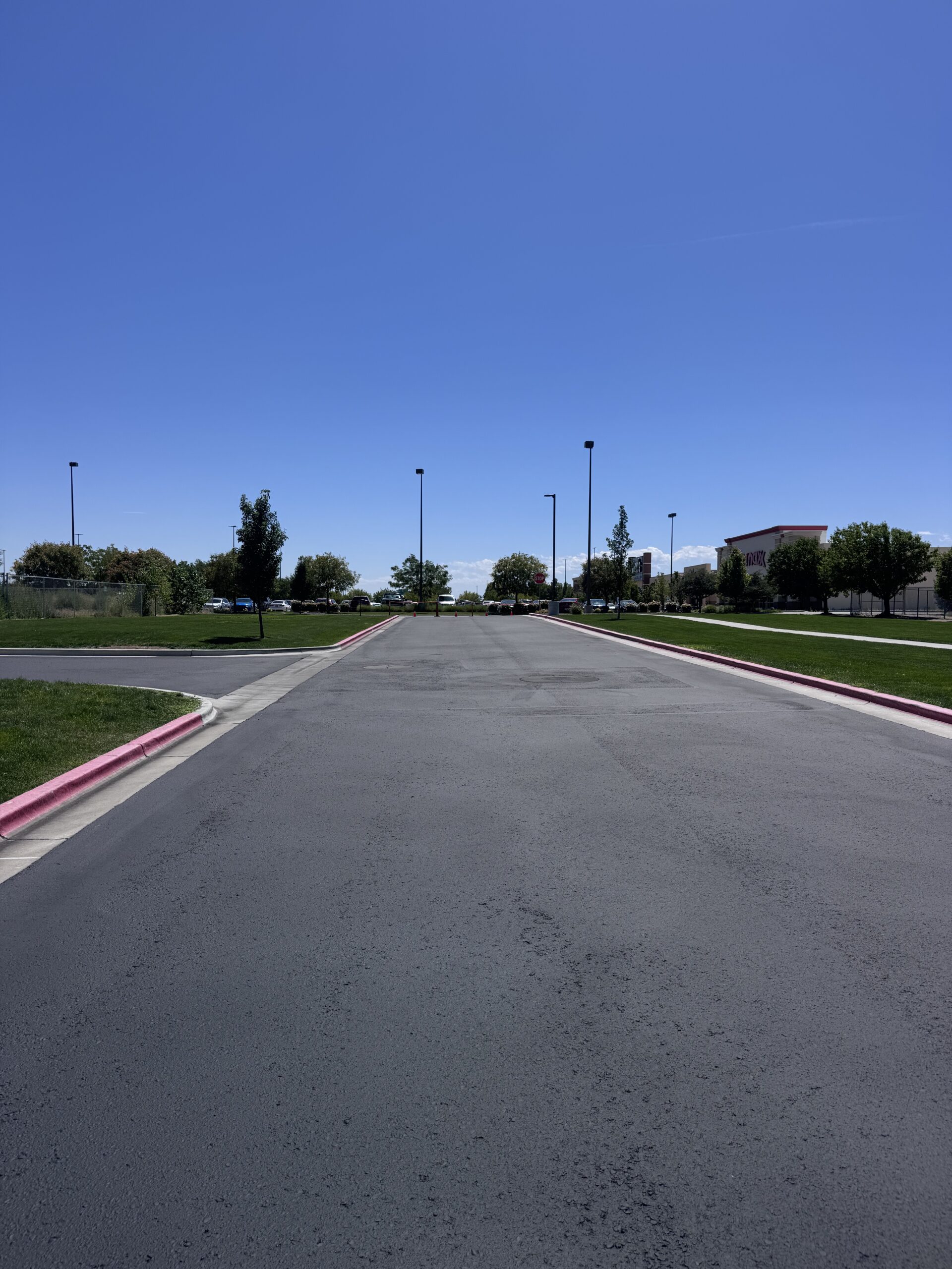 Pavement maintenance progress