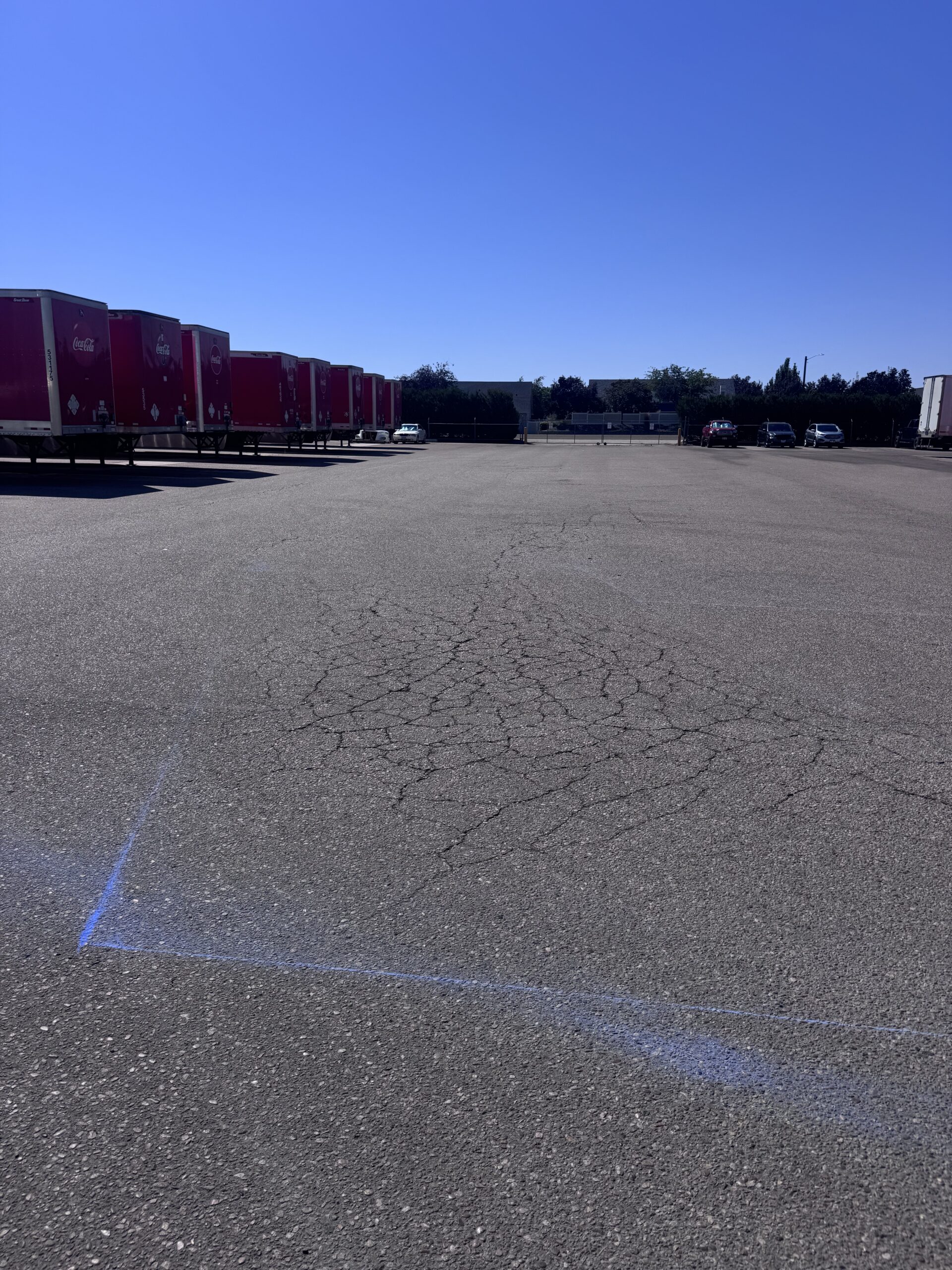 Saw cutting and failed asphalt removal