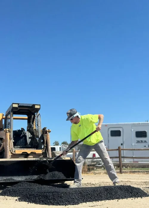 Professional asphalt repair and paving by Select Coatings crew Idaho-sealcoating contractors near me in Boise ID